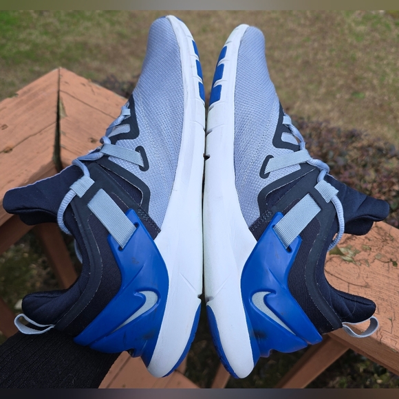 Sz 13 Men's NIKE FLEXMETHOD TR Obsidian/Game Royal Mist Training Shoes - Picture 4 of 8